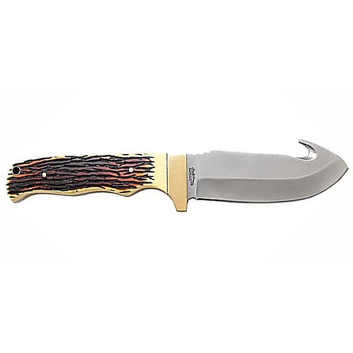 Uncle Henry 1116412 185UH Stagalon Fixed Blade Knife - Clam